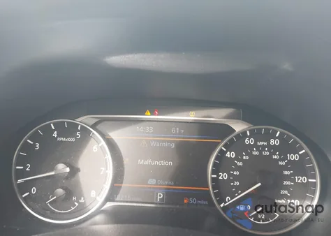 2025 Nissan Altima Sv Fwd from USA, damaged, VIN 1N4BL4DV7SN359502